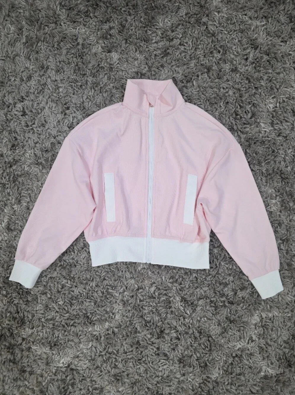 The Beaufort Bonnet Company Prepletic Jules Pink And White Jacket Size 6